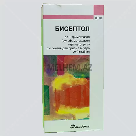 BİSEPTOL 240 mq/5 ml suspenziya